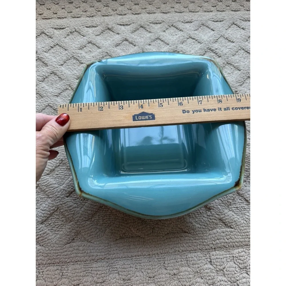 Southern Living at Home Tuscan Everyday Square Baking Dish Teal Turquoise 9 Inch